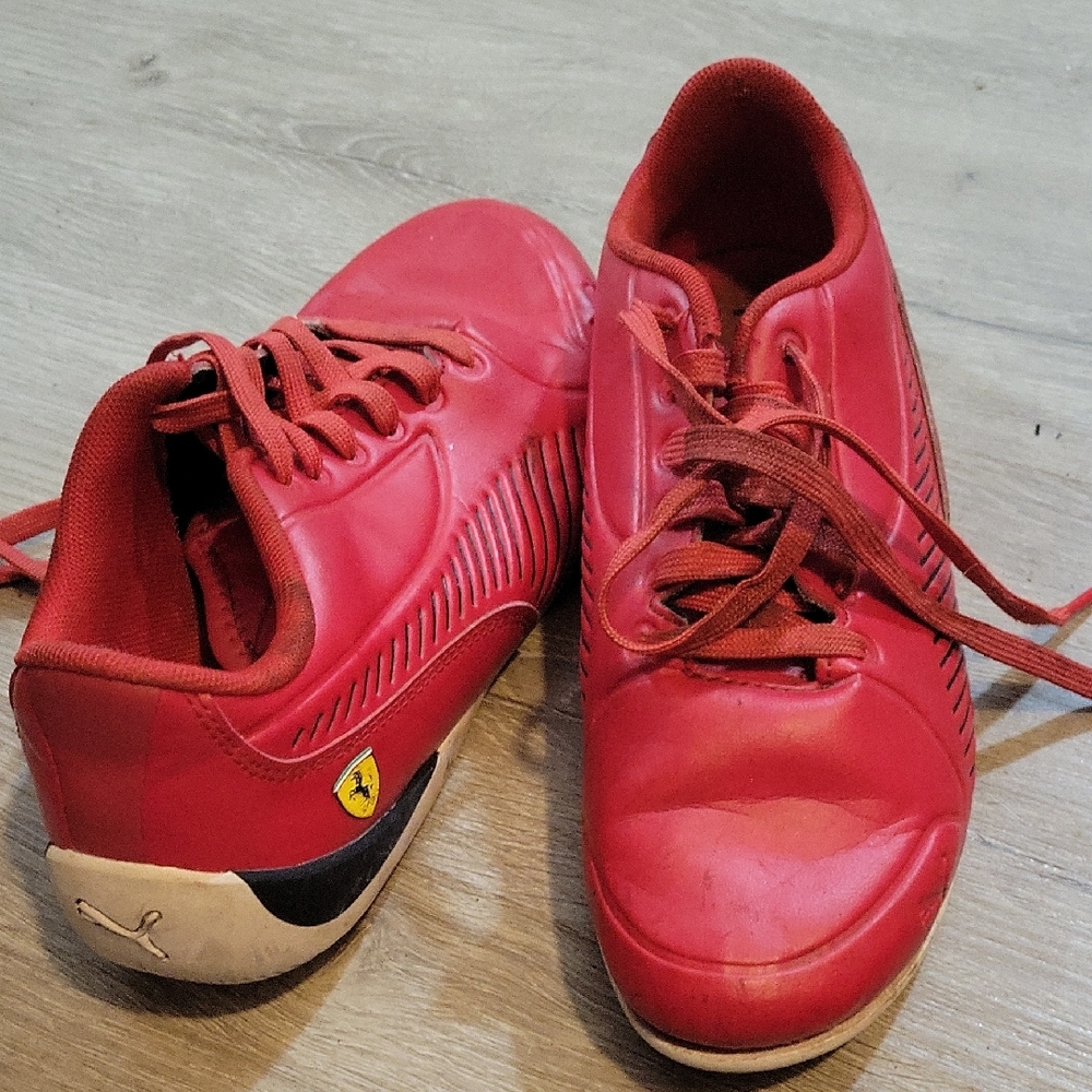 Puma Red Athletic Sneakers